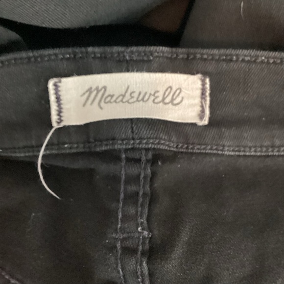 Madewell 10" High Riser Skinny Skinny Jeans Black Size 30 - Picture 6 of 7